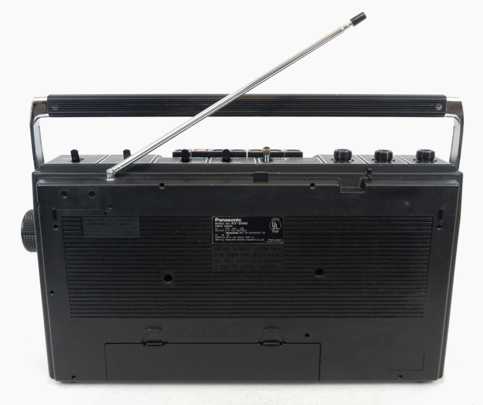 Vtg Panasonic Boombox RX 5040 Stereo Cassette Tape Player For Parts Or Repair