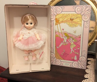 1984 Royal House of Dolls Pink Blonde Ballerina 11'' NIB Vintage Coquette Ballet