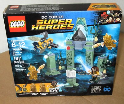 Lego DC Comics Super Heroes 76085 ~ BATTLE OF ATLANTIS ~ Retired NISB  AQUAMAN