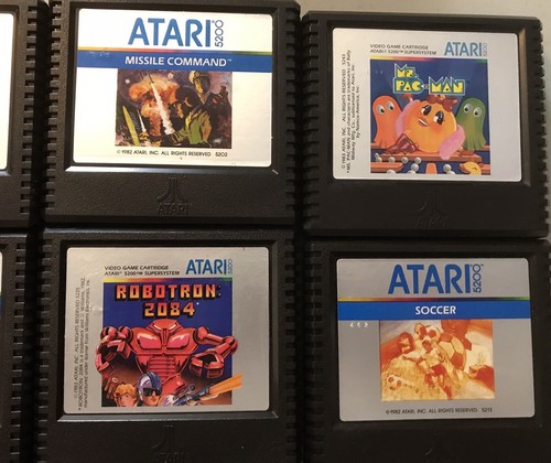 Atari 5200 Games Lot Of 14 Untested