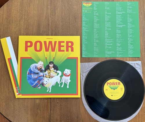 33 LP Vinyl Record, Chelmico, Power, 2018 Warner Japan, Rare 33 LP Vinyl Record, Chelmico, Power, 2018 Warner Japan, Rare
