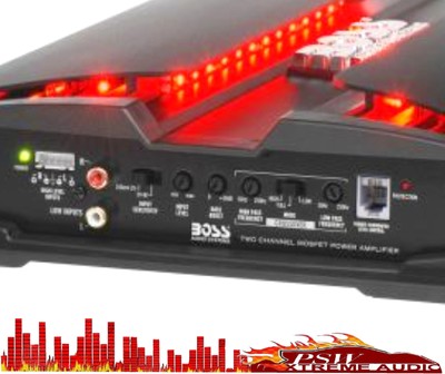 PT2200 BOSS Phantom 2200 Watt 2 Ch. Full Range Class A/B Amplifier