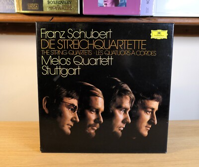 DG 2740 123 Schubert The String Quartets Melos Quartett 7LP Box Set NM Vinyl