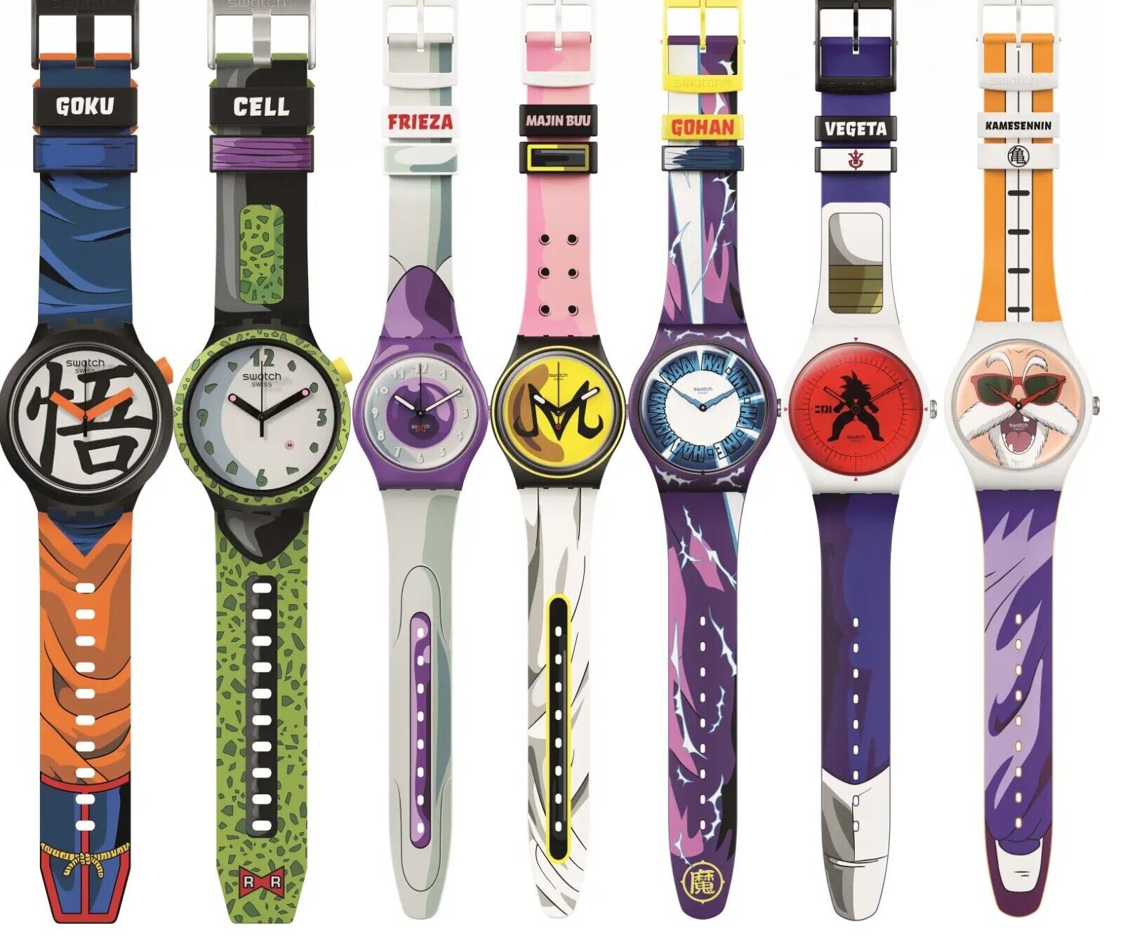 Swatch × Dragon Ball Z Collaboration Limited wristwatch 8 Swatch × Dragon Ball Z Collaboration Limited wristwatch 8
