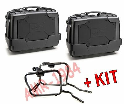 KIT VALIGIE KAPPA GARDA KGR46 NERO HONDA CRF1000L AFRICA TWIN PLR1161 +1161KIT