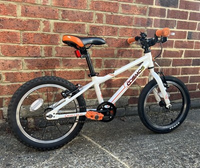 Carrera Cosmos Kids Bike 16 Inch white & orange 16" alloy frame