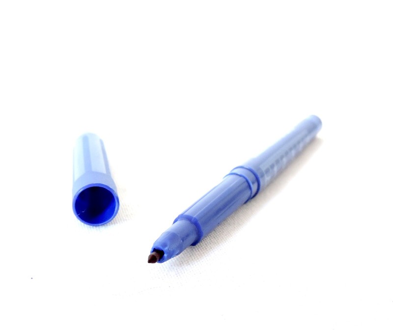 Surgeons Marking Pen Skin Marker - Fine Tip BLUE - Tattoo Piercing Body Lot of 5