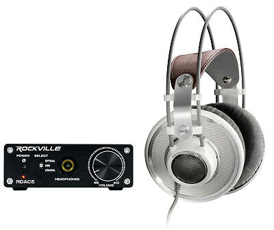 AKG K701 Studio Recording Reference Headphones+DAC Headphone Amplifier