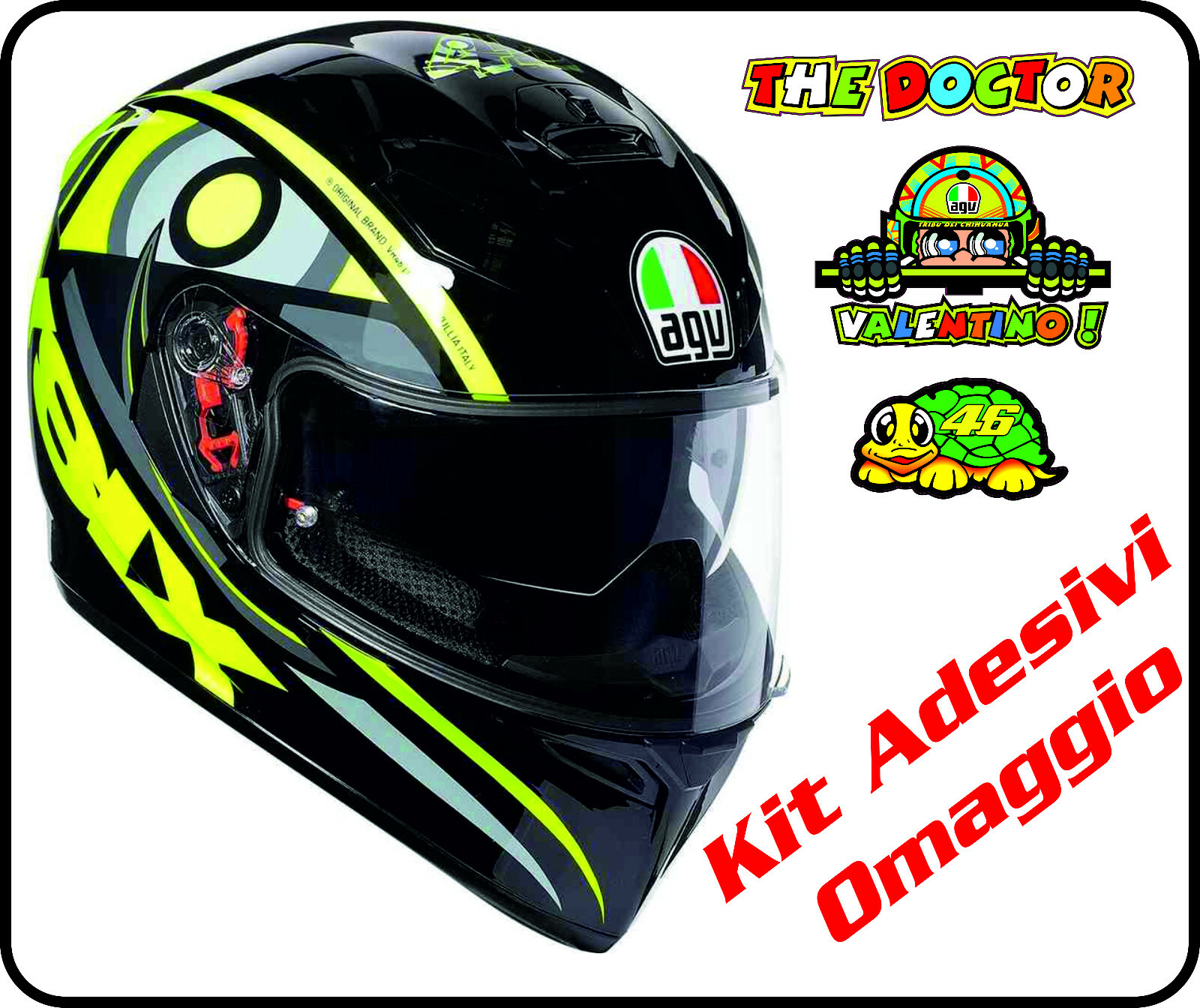 最終価格　AGV k-3 Lサイズ ロッシ ValentinoRossi 最終価格 AGV k-3 Lサイズ ロッシ ValentinoRossi agv K-3