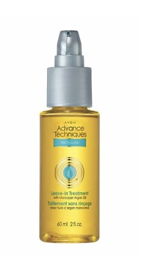 AVON ADVANCE TECHNIQUES 360 NOURISH LEAVE-IN TREATMENT MOROCCAN OIL .