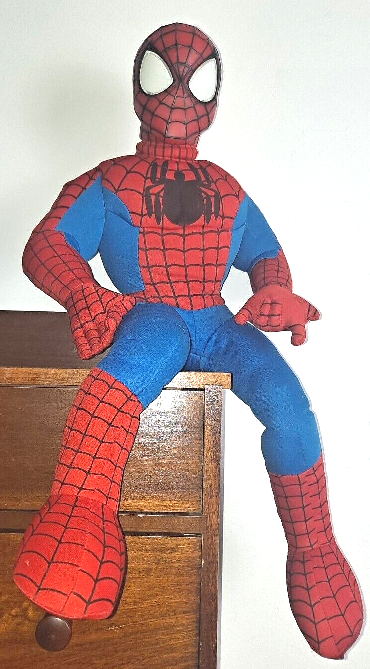 SPIDERMAN 20” PLUSH Figure, 2002 TOY BIZ MARVEL TALKS! | eBay