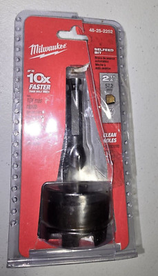 MILWAUKEE  2-1/4  High Speed Self feed Bit Item 48-25-2252 NEW open package