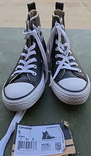 Converse Chuck Taylor Chelsee High Size 6 Black/cloud