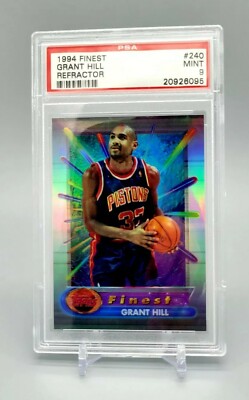 その他 Topps Finest Refractor Grant Hill /289 Topps Grant Hill Detroit Pistons Basketball Rookie Sports