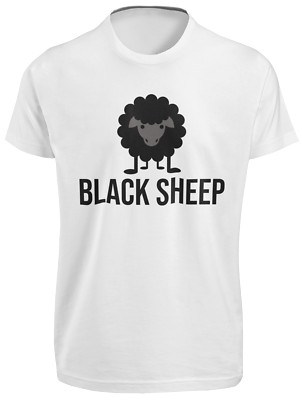 Black Sheep of The Family T Shirt S-3XL Funny Rebel Be Yourself Joke GIFT TEE