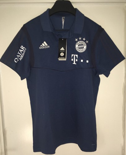 FC Bayern München Adidas Poloshirt Gr M Shirt Trikot Jetsey Matchworn | Fußball FC Bayern München Adidas Poloshirt Gr M Shirt Trikot Jetsey Matchworn | Fußball