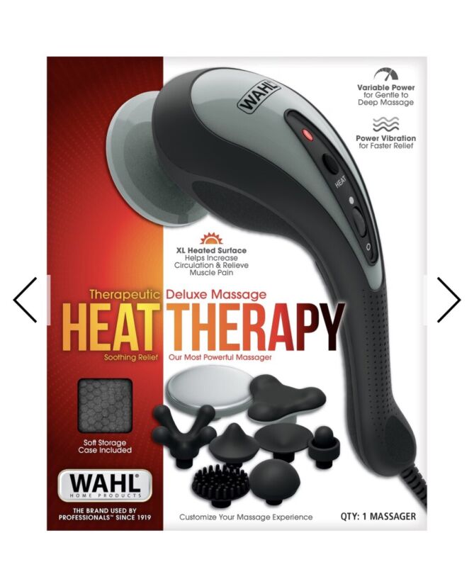 WAHL THERAPEUTIC DELUXE MASSAGE HEAT THERAPY 4263