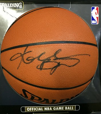 kobe signed basketball