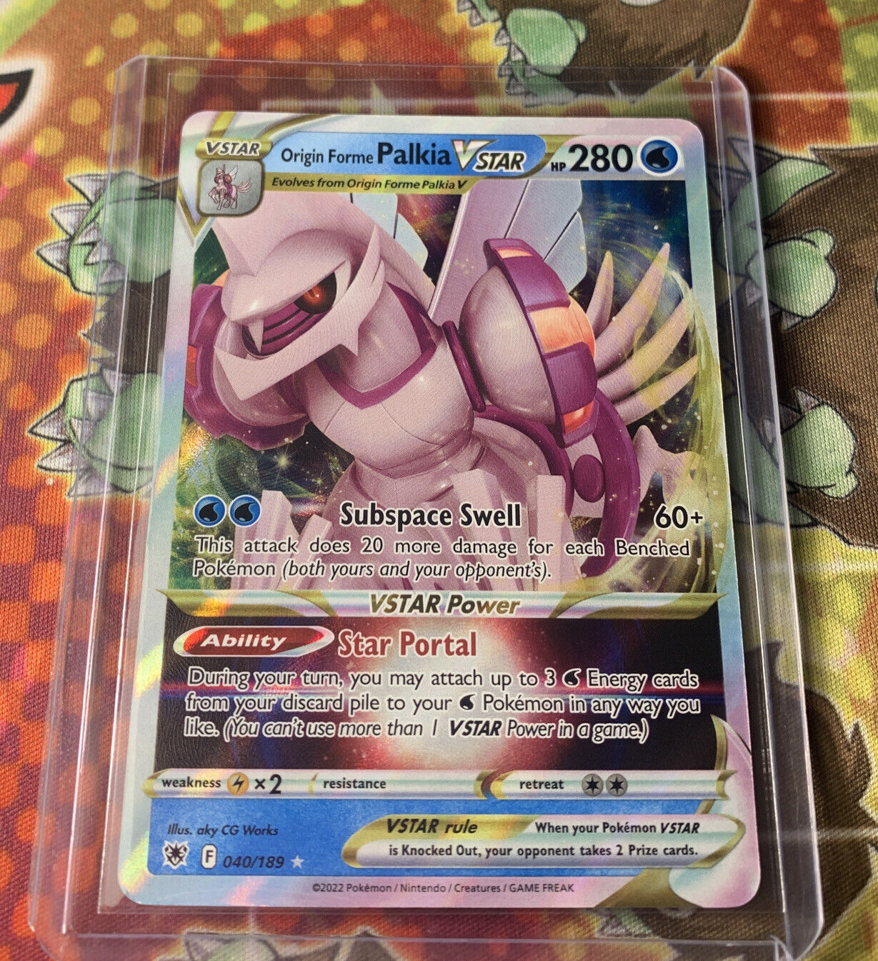 ポケモンカードゲーム POKEMON ORIGIN FORM PALKIA VSTAR PSA10 2022 PSA 10 Pokemon Japanese Vstar Universe Origin Forme