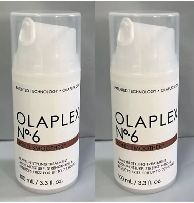 2x Olaplex Bond Smoother Leave-In Styling Treatment - No.6 - 3.3 floz 100ml each
