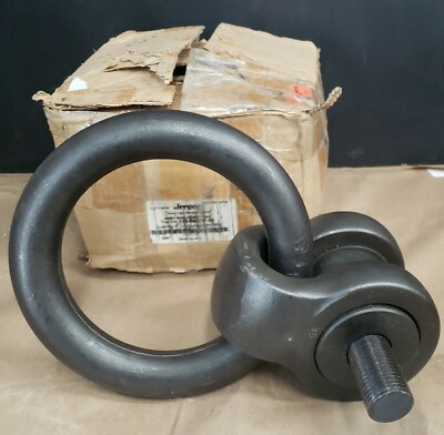 Jergens 14000lb Side Pull Hoist Ring 6'' Diameter 1-1/4x8 Bolt NIB 47317-08
