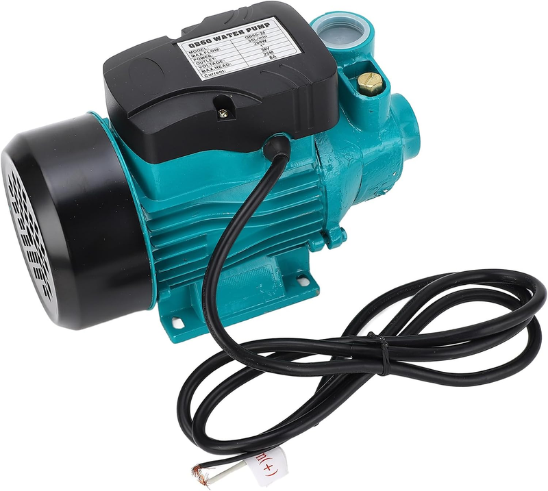 Transfer Water Pump, 12V 24V Solar Water Pump, 25M Lift Self-Priming Pump, Solar
