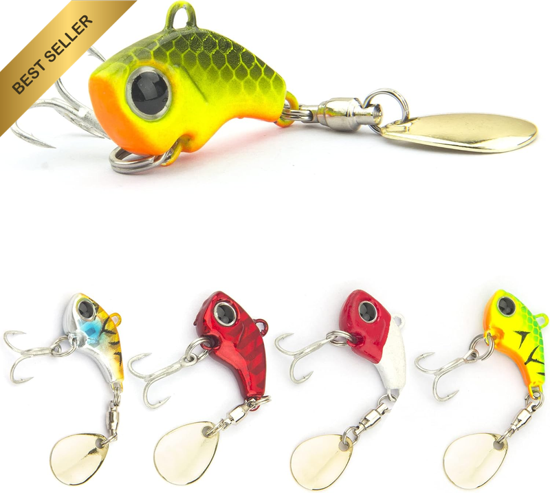 Fishing Lures Metal VIB Tail Spinners Bait Jigs Blade Baits Bass Crankbait Fishi