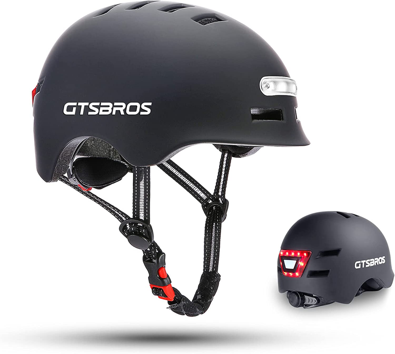 Bike Helmet Light Front And Rear LED Lights Adults Men Women