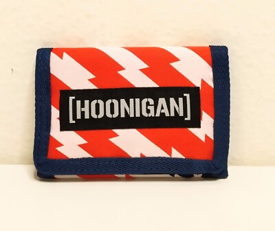 Hooligan Trifold Nylon Wallet Color: Dive Red, White & Blue