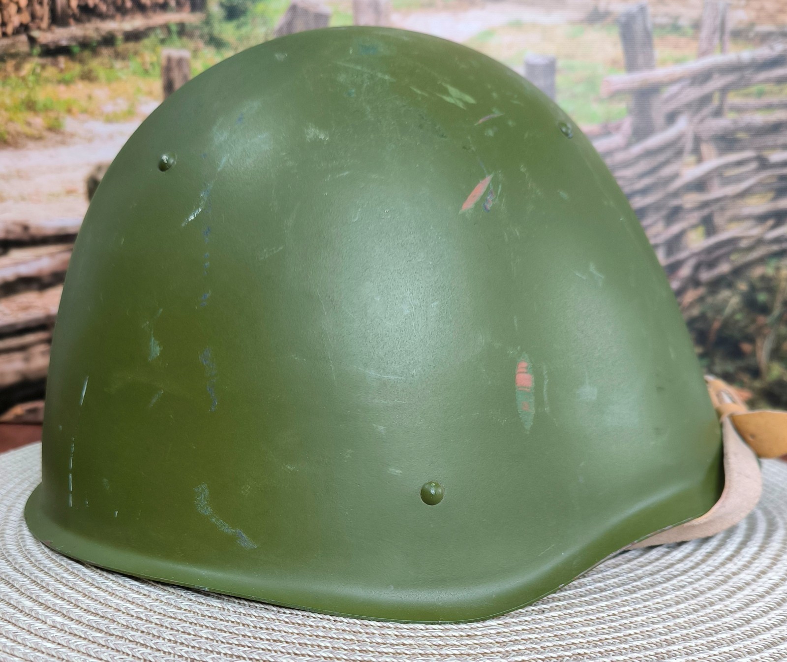 Helmet SSh 68 WWII Original Russian Military USSR Soviet Army SIZE