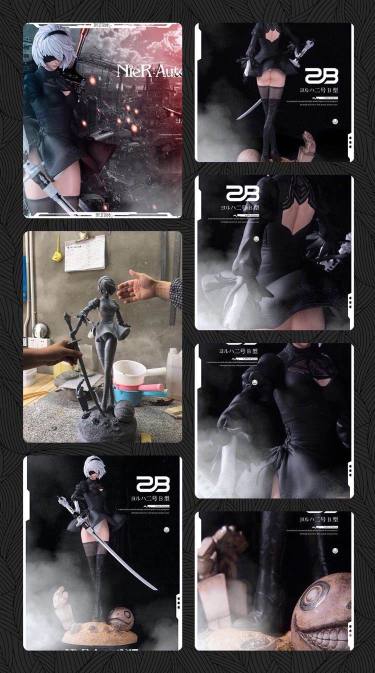 Helltom HOT Anime NieRAutomata 2B Limited Resin S In Koleksi