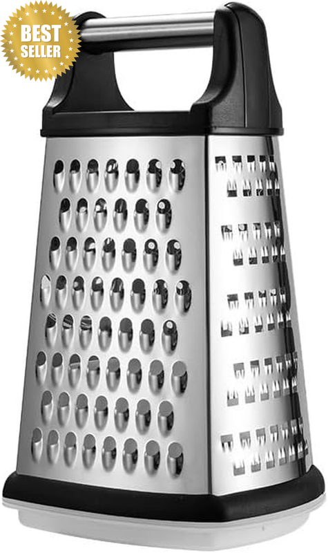 Stainless Steel 8 Inch Curved 4-Sided Slicer, Vertical Vegetable Fruit Chopper