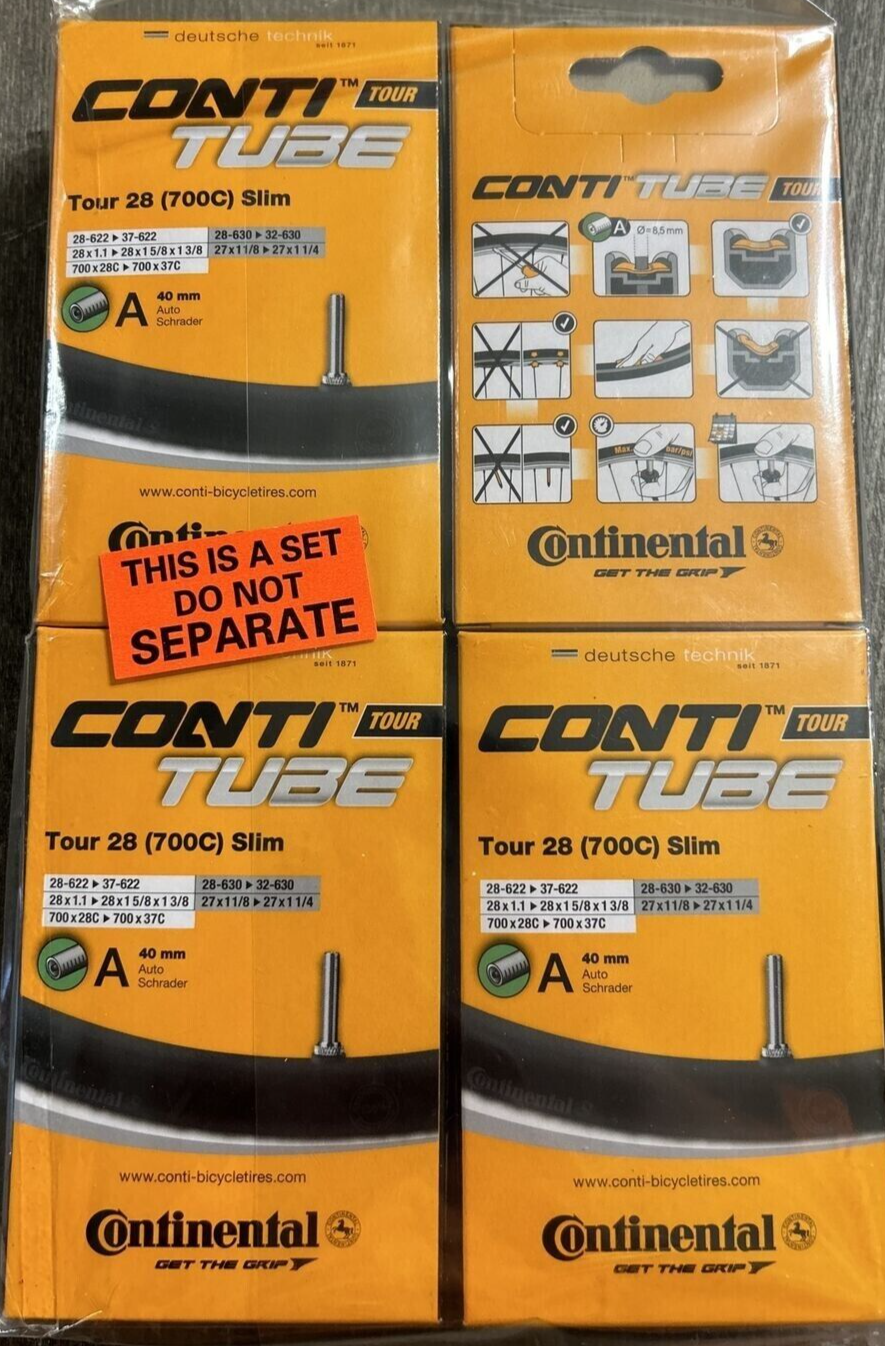 CONTI  TUBE  Tour28(700C)Slim 40㎜　9個＋おまけ Amazon.com : Continental Tube FV Tour 28 Slim 28/622-37/630