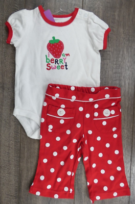 Carter's strawberry shop outfit