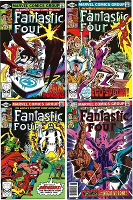 FANTASTIC FOUR #227/228/230/231 -LOT OF 4- (1981)  Marvel  BRONZE AGE Near Mint
