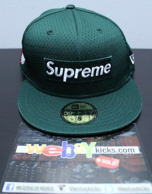 【新品】Supreme New Era 18SS Mesh Box Logo Supreme-Box-Logo-Mesh-Back-New