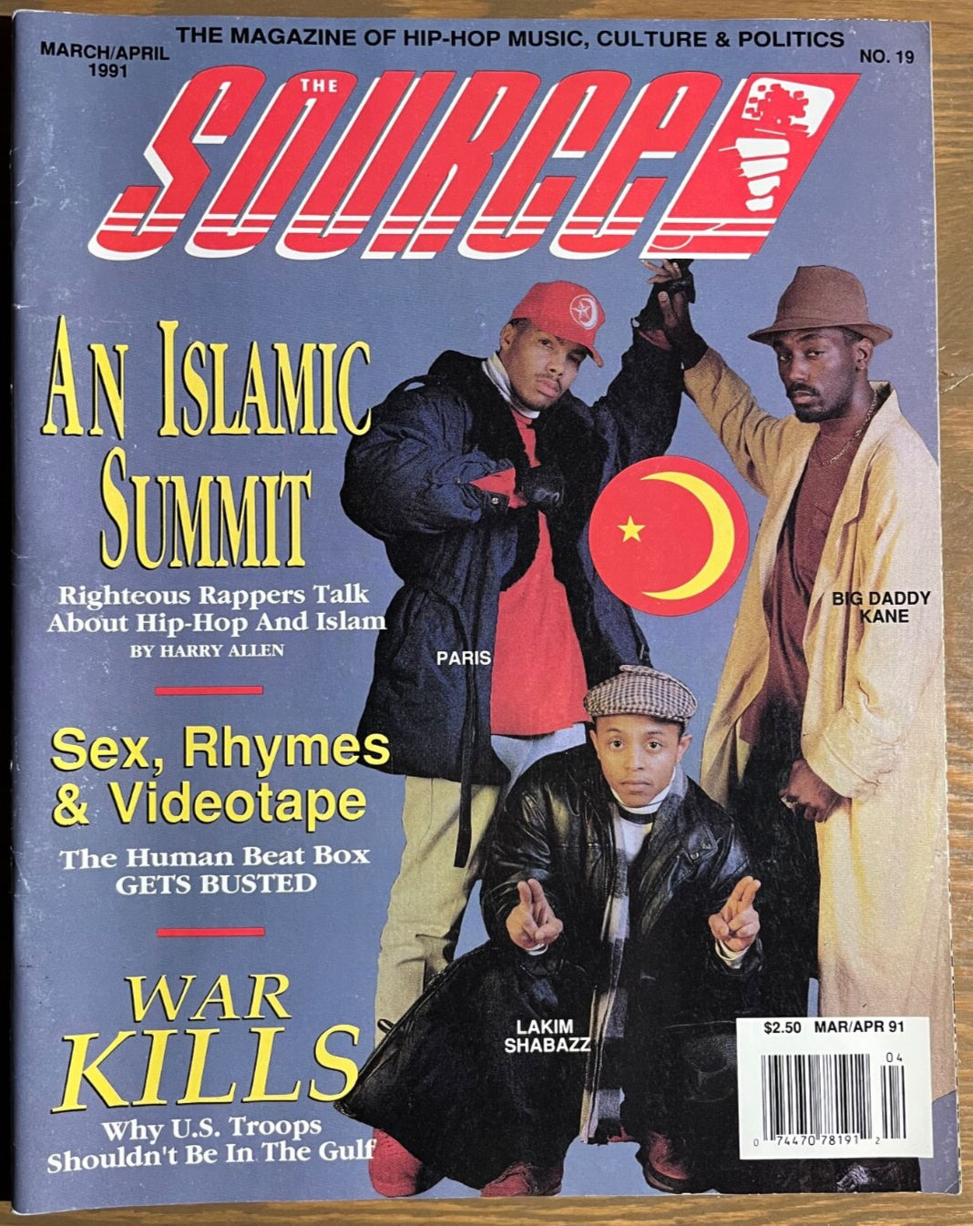 THE SOURCE MAGAZINE #19 MARCH/APRIL 1991 - RARE! BIG DADDY