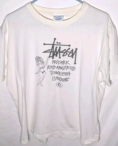 美品　00s STUSSY SPORT Parker y2k usa製 Vintage Y2K Stussy Mens Adult Yesterday Today Tomorrow Spell
