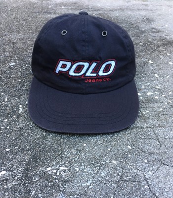 polo leather strapback hats