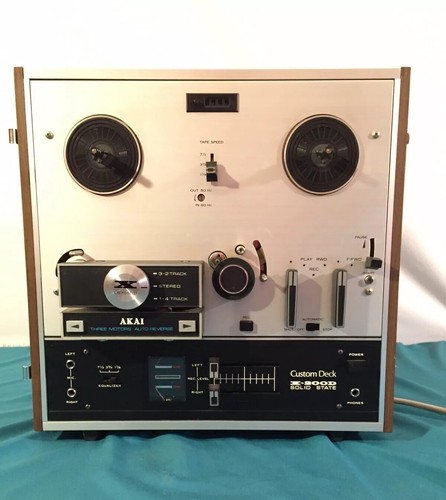 AKAI Cross Field X200D Custom Reel to Reel Powers Up But Selling As Is For Parts