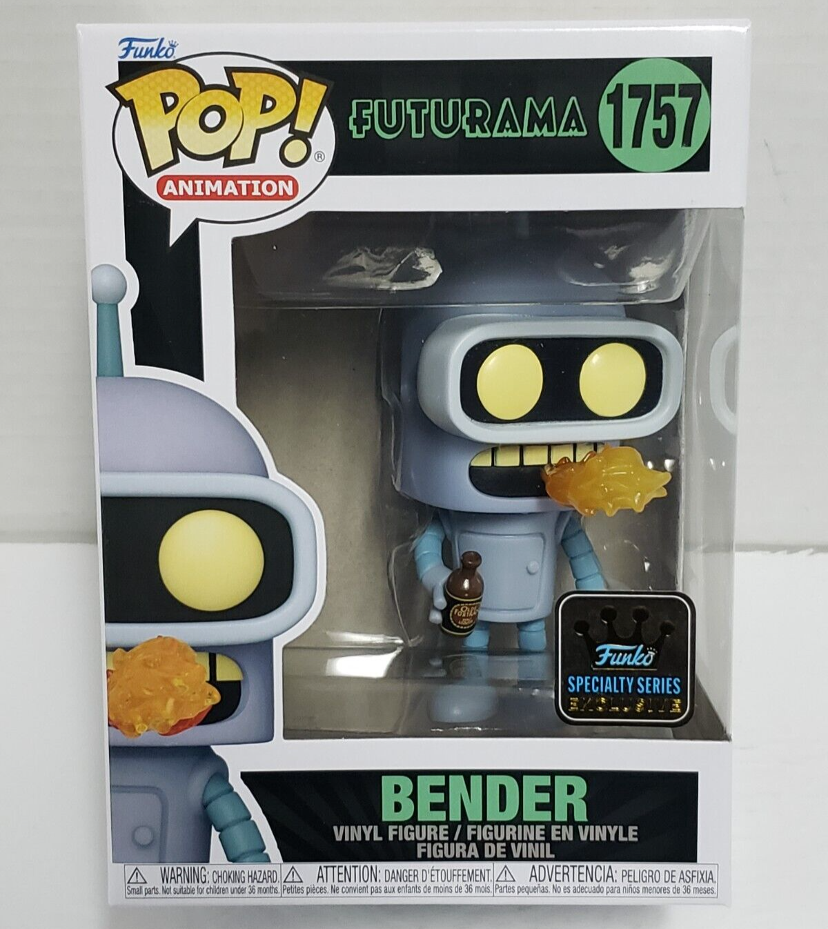 BENDER - Futurama - Specialty Series Exclusive Funko POP