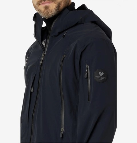 Pre-owned Obermeyer Men's Highland Shell Jacket | Size 2xl | Msrp $549.99 Recco Technology In Black