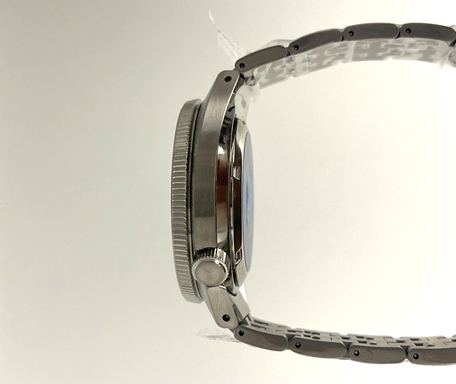 Pre-owned Seiko Luxe Prospex Black Dial Gold Accent Diver Watch Spb315 In Box With Tag