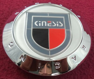 Kinesis Wheels Chrome / Silver Custom Wheel Center Cap 1 CAP # KINESIS-CAP