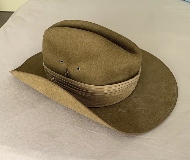 Genuine Akubra Australian Army ANZAC Slouch Hat ...
