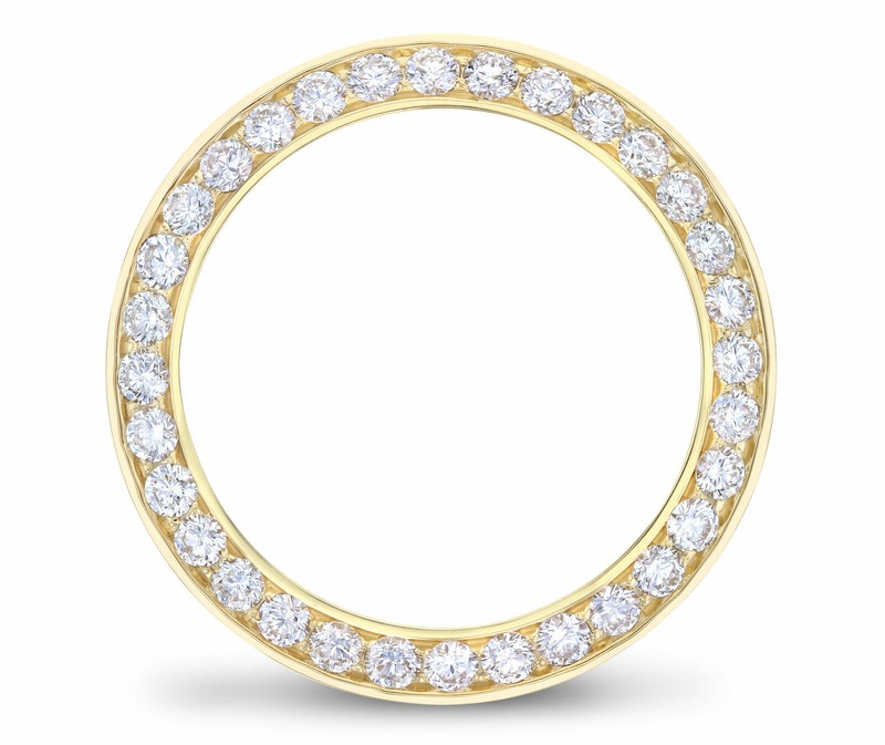 4CT Bead Set Diamond Bezel 14KY For Rolex 40MM Submariner,