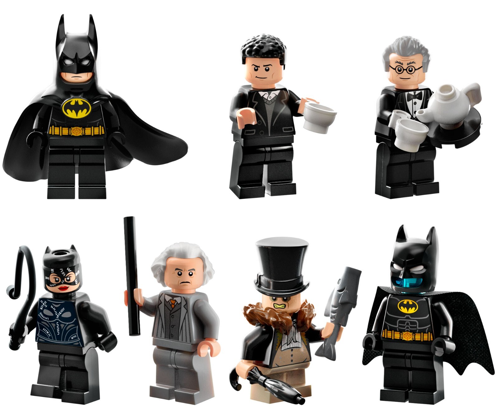 コンプREX Lego 76252 Tim Burton's Batman - 7x Minifigures Catwoman Max