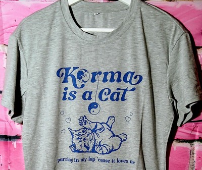 Karma Kitty T-shirt 
