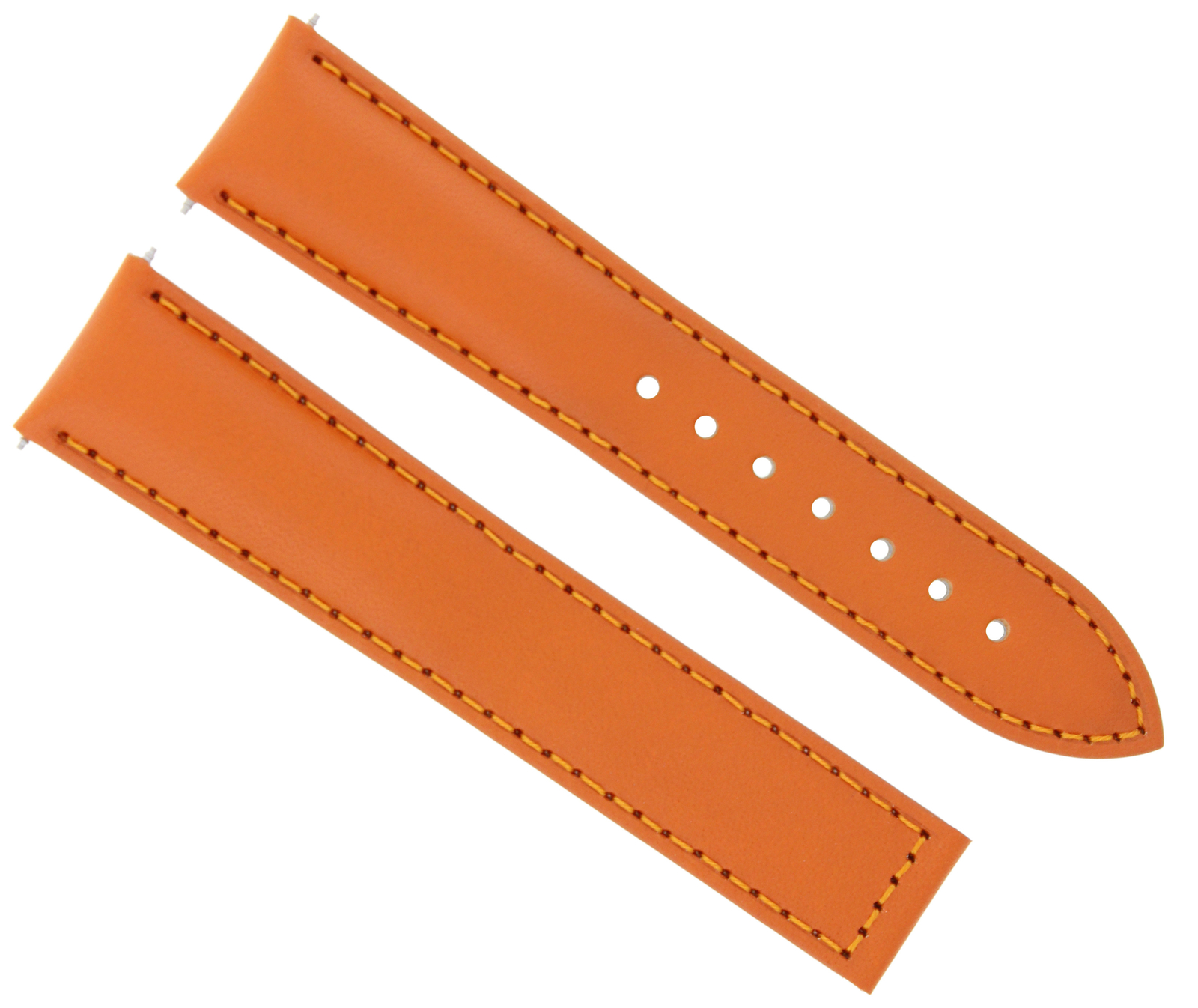 22/18MM LEATHER WATCH STRAP BAND FOR OMEGA SEAMASTER DEPLOYMENT CLASP
