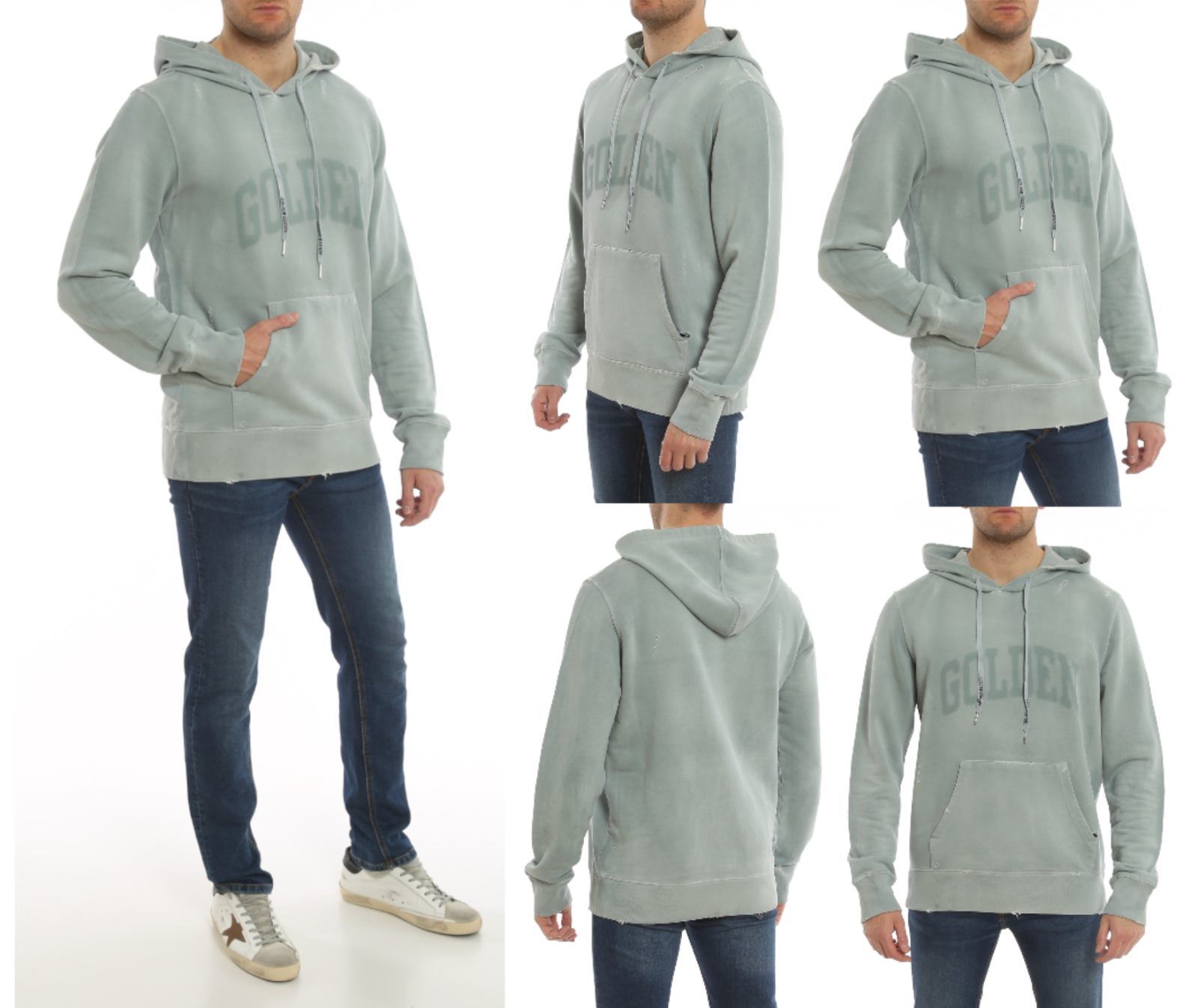 Golden Goose Deluxe Brand Vintage Hoodie Sweater Hooded